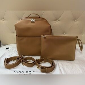 Mina Baie Stevie Midi Nylon and Matching Pouch